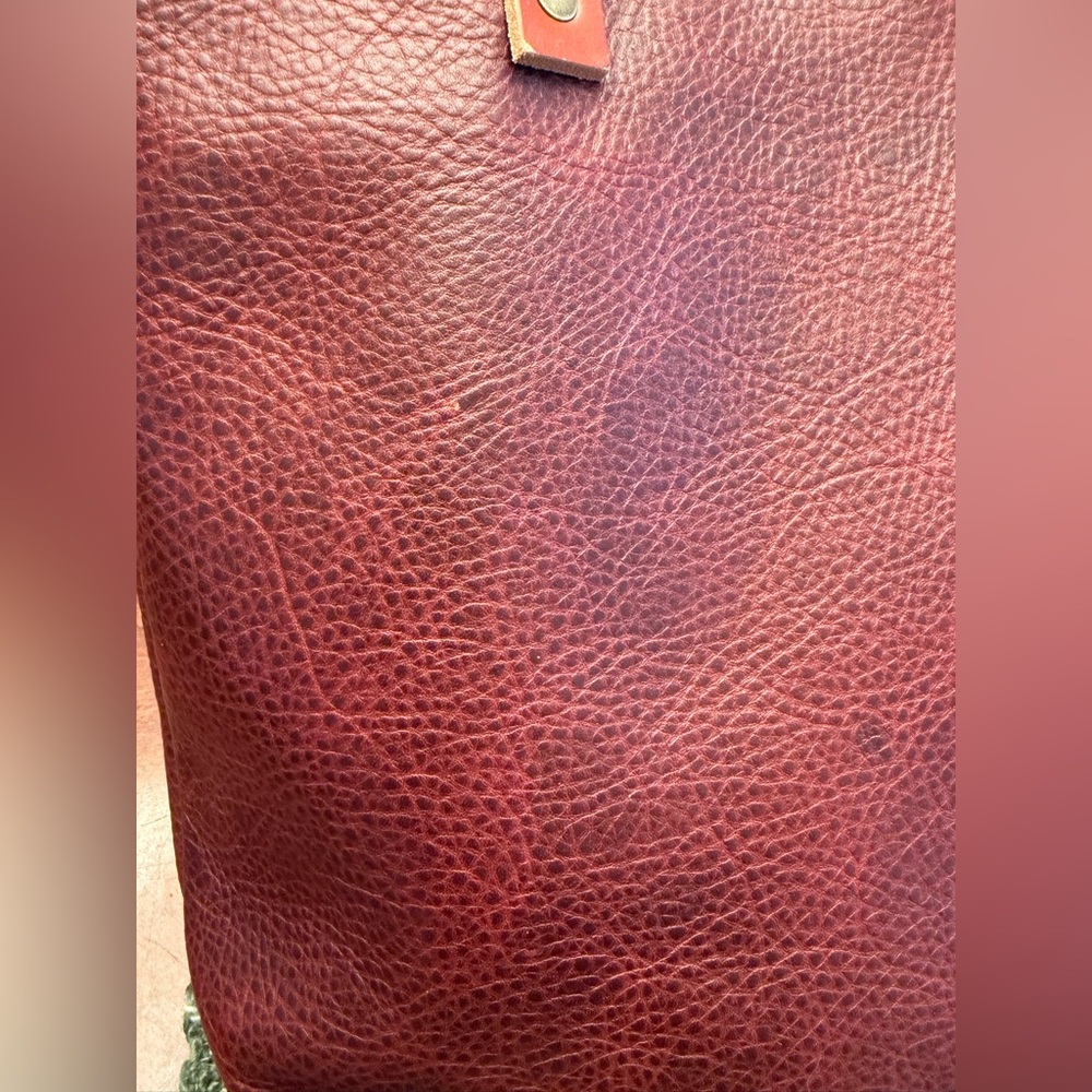 Medium Cinnamon Bear Classic Tote Bag Portland Leather Goods - Picture 7 of 11